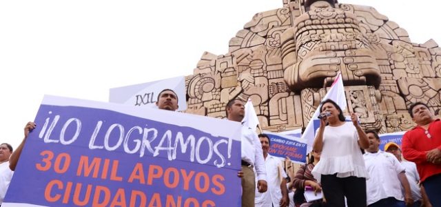 Sofía Castro rebasa las firmas solicitadas por el IEPAC