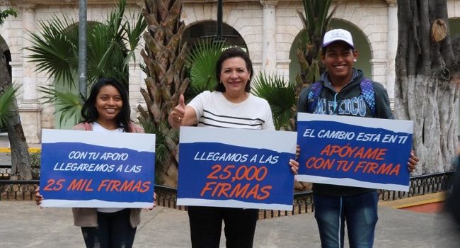 Sofía Castro ya recabó 25 mil firmas como independiente