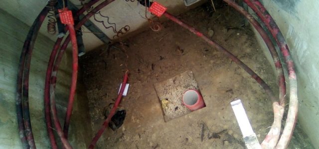 Vándalos nuevamente roban material eléctrico, ahora en Los Héroes