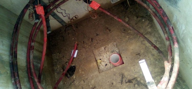 Vándalos nuevamente roban material eléctrico, ahora en Los Héroes