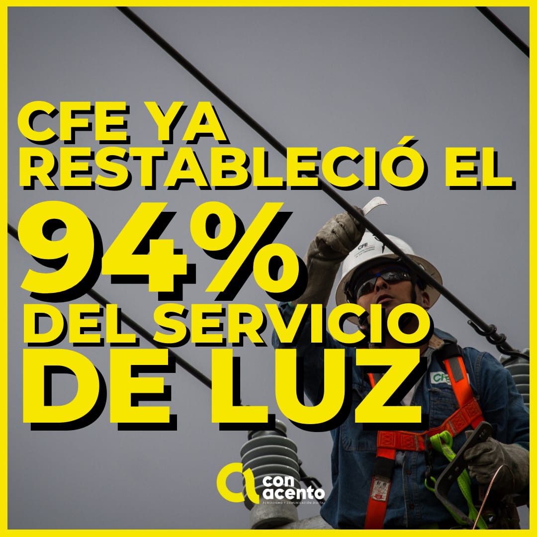 Ya Restableci El Del Servicio De Luz Cfe Con Acento