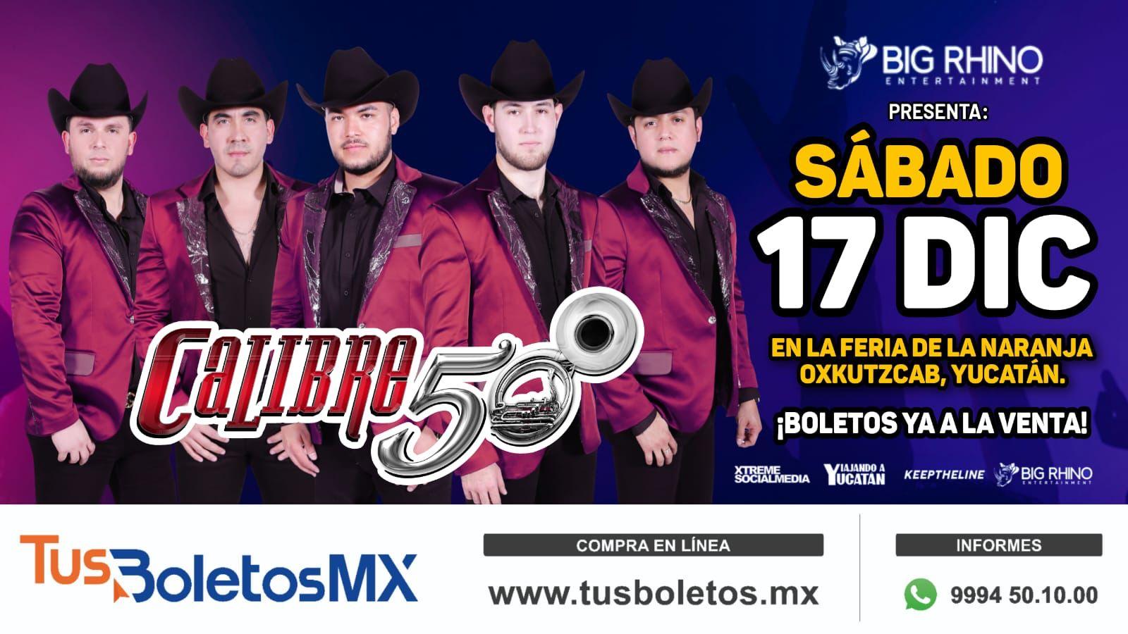 Calibre 50 En La Tradicional Feria De La Naranja De Oxkutzcab Con Acento