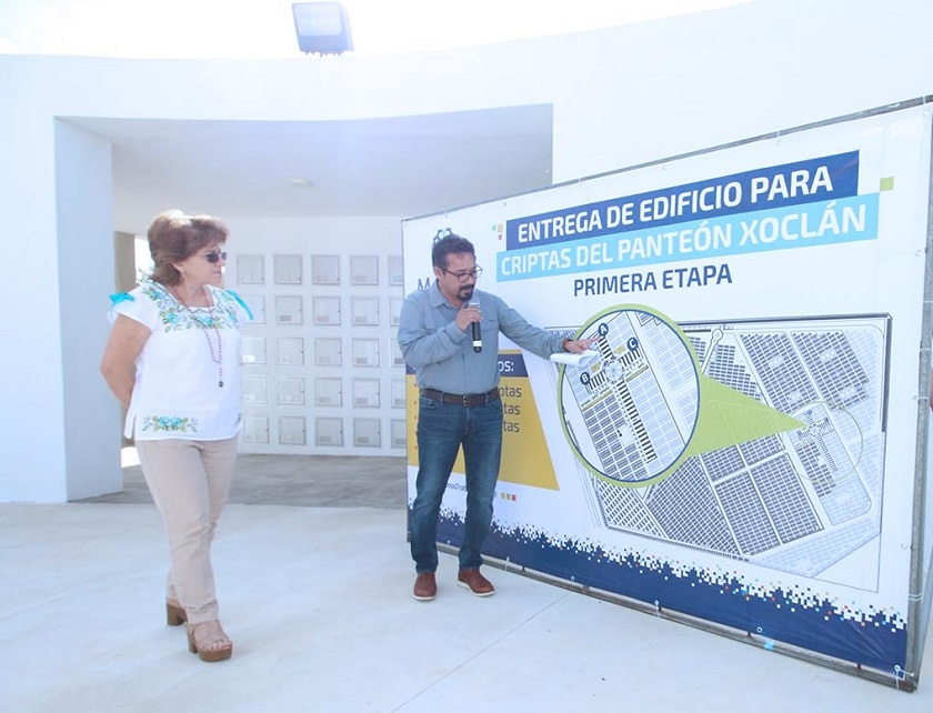 Photo of Inauguran la primera etapa del edificio de criptas del Cementerio Xoclán