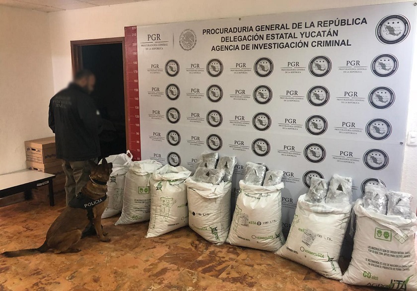 Photo of De nuevo encuentran droga en paquetería de Mérida
