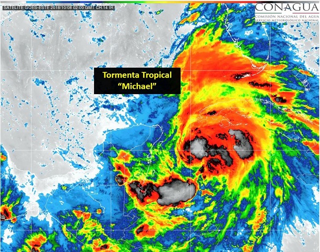 Photo of Tormenta Tropical Michael mantiene vientos de hasta 95 km/h