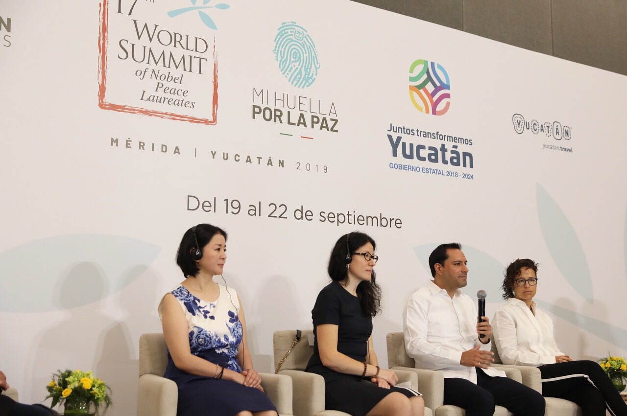 Photo of Presenta el Gobernador Mauricio Vila Dosal a Yucatán como sede oficial de Cumbre Mundial de Premios Nobel de la Paz