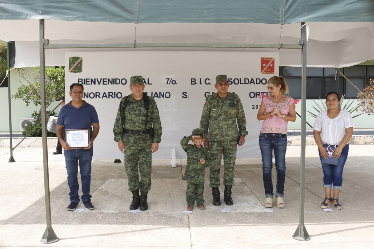 Photo of Séptimo Batallón de Ingenieros de Combate cumple el deseo de pequeño con leucemia