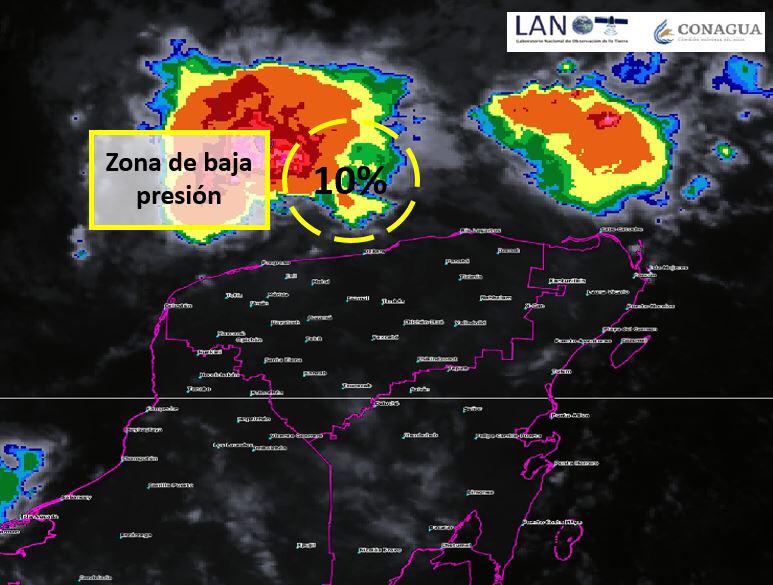 Photo of Fuertes lluvias para Yucatán por una baja presión