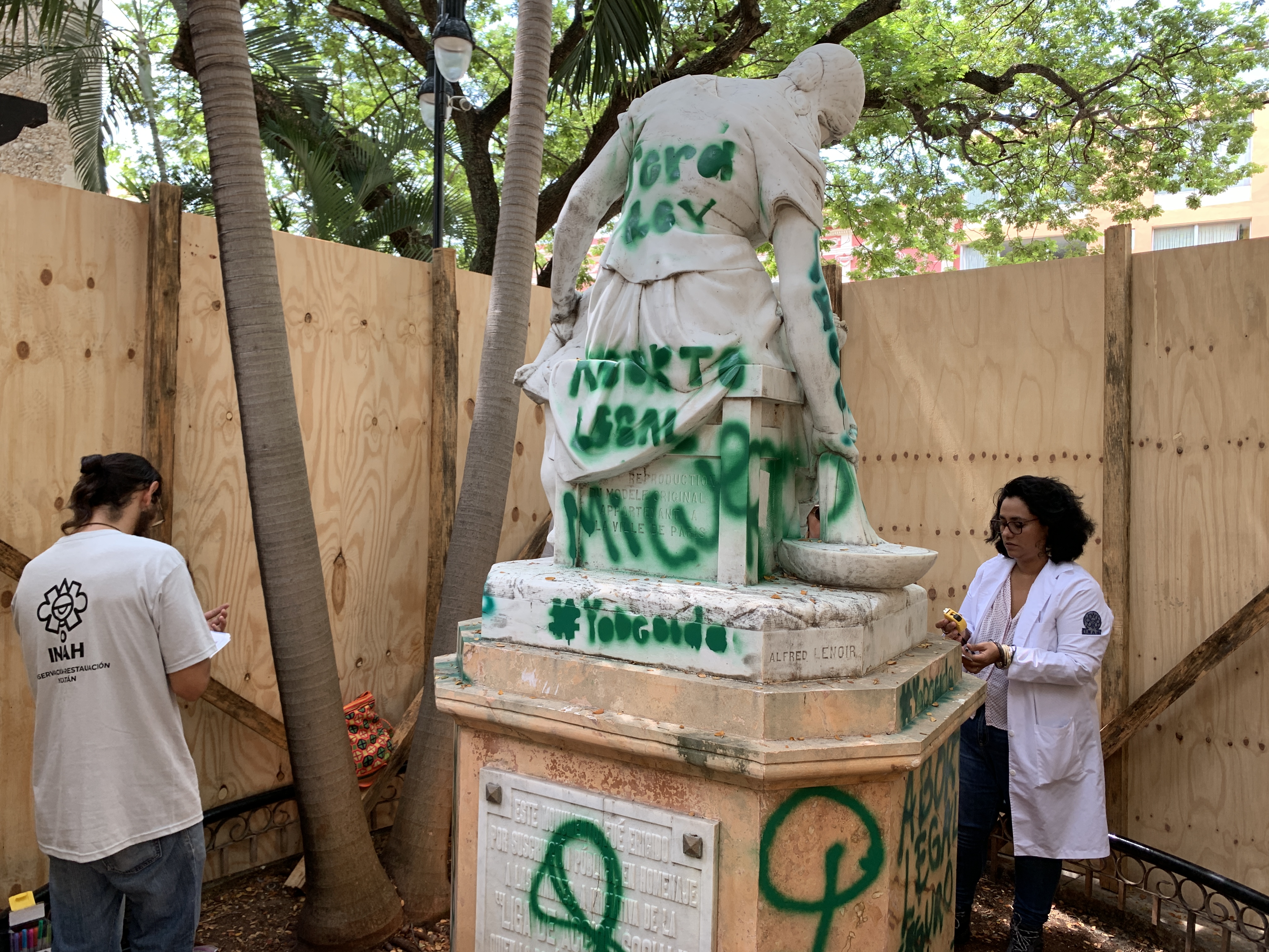 Photo of Comienza el INAH Yucatán la restauración del Monumento a la Maternidad