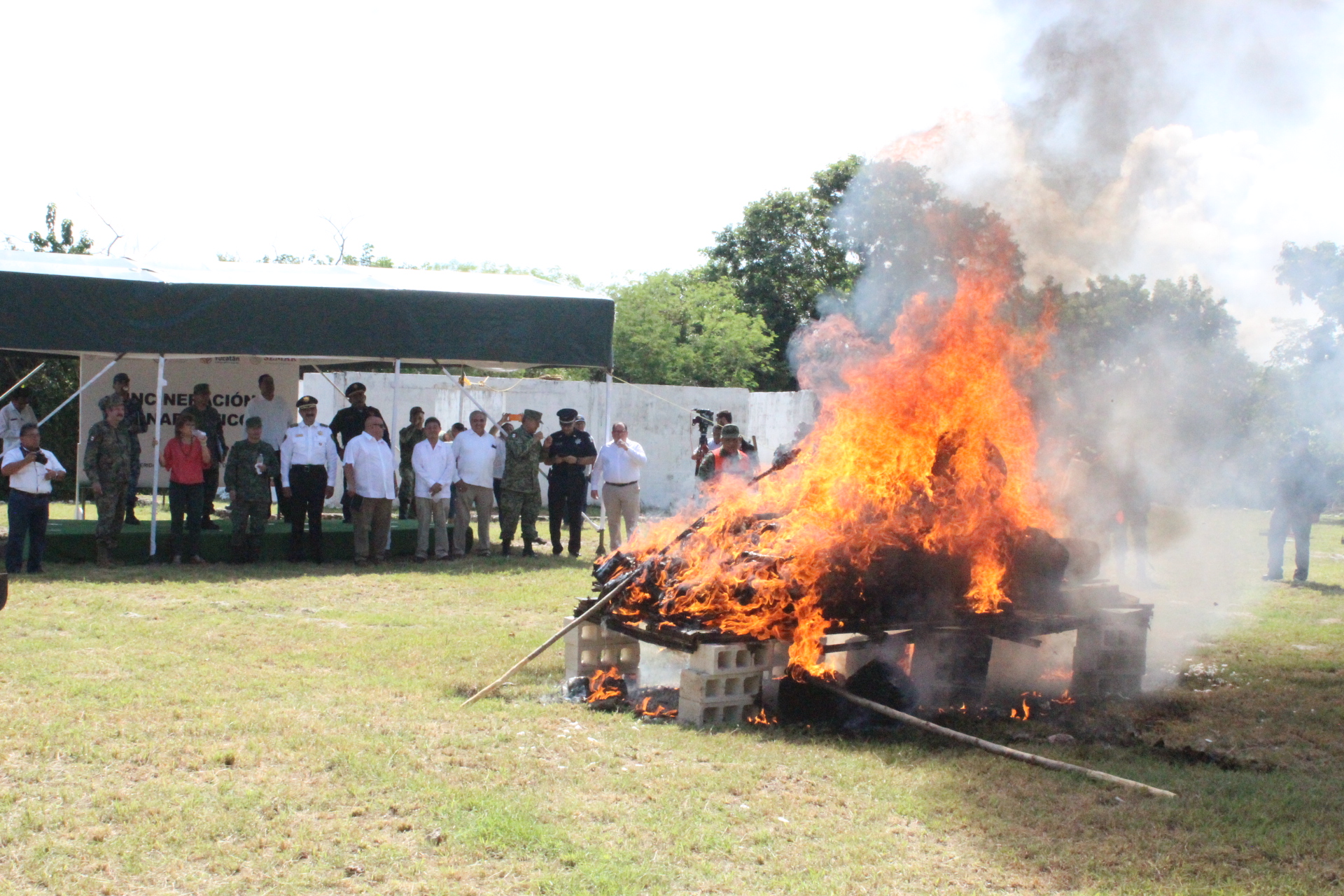 Photo of Incineran narcóticos en Yucatán
