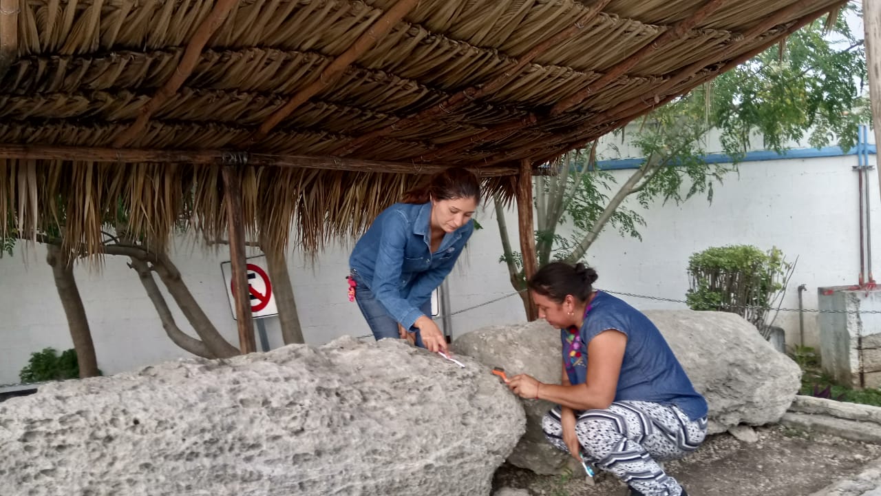 Photo of INAH Yucatán comienza restauración de “Aplanadora Maya” , pieza de 1,200 años