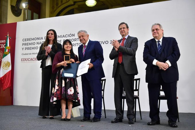 Photo of Alexa Moreno recibió el Premio Nacional de Deportes 2019