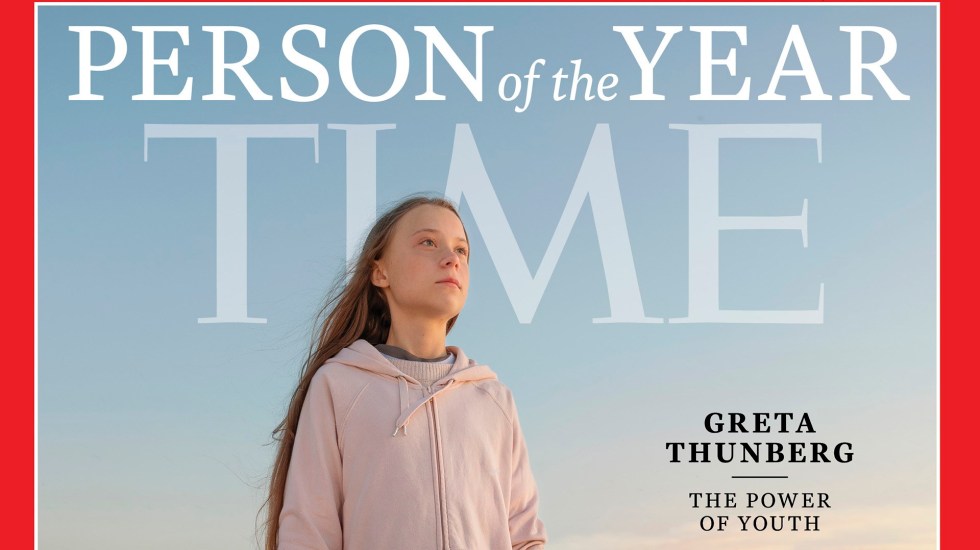 Photo of Greta Thunberg es la persona del año para la Revista Time