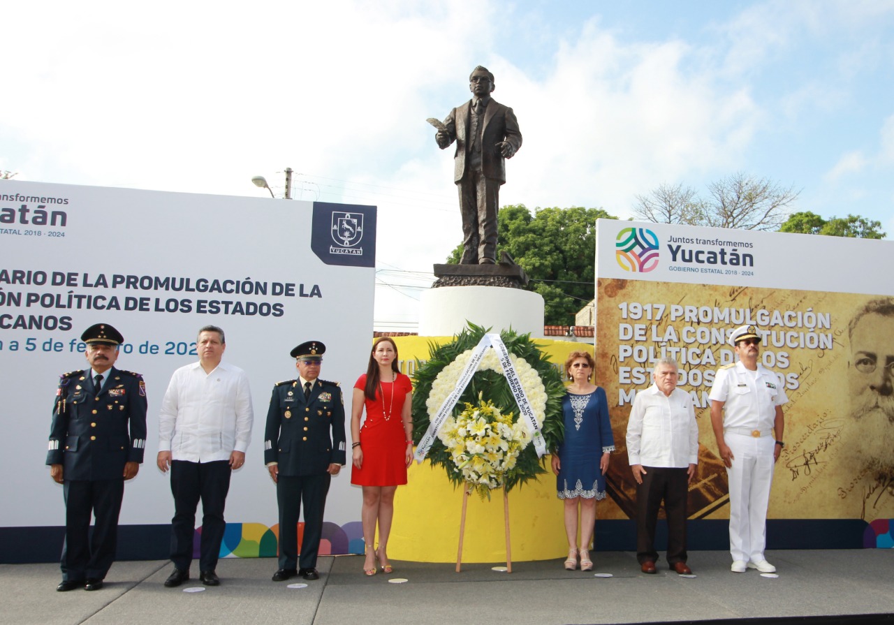 Photo of Yucatán conmemora el 103 aniversario de la promulgación de la Carta Magna
