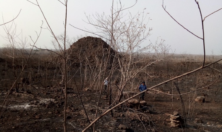 Photo of Se incendia la zona arqueológica de Oxkintok en Yucatán, se dañan varios conjuntos monumentales