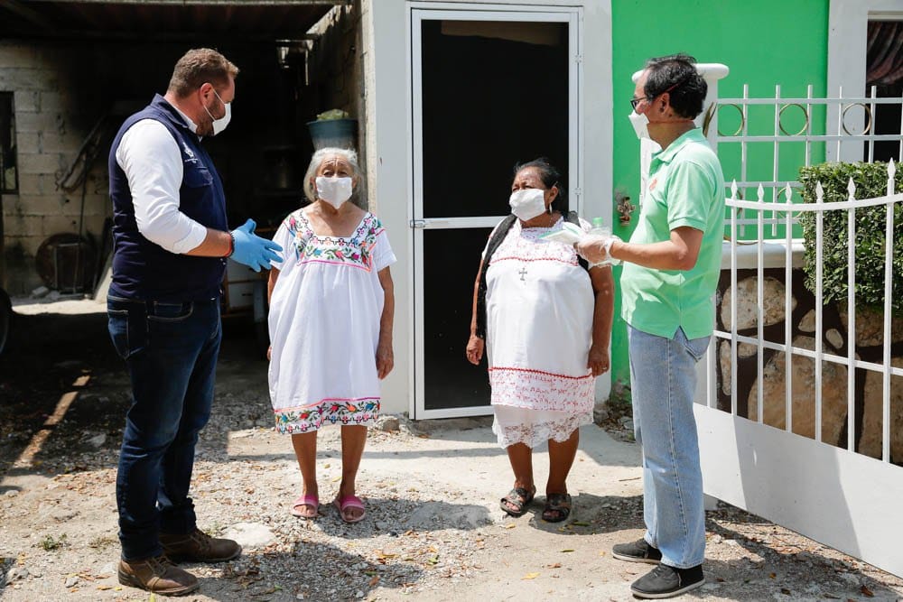 Photo of Suman esfuerzos para entregar cubrebocas a los habitantes de la comisaría meridana de Xcunyá