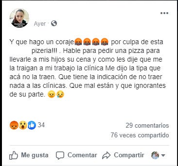Photo of Pizzería de Mérida niega servicio a enfermera del IMSS