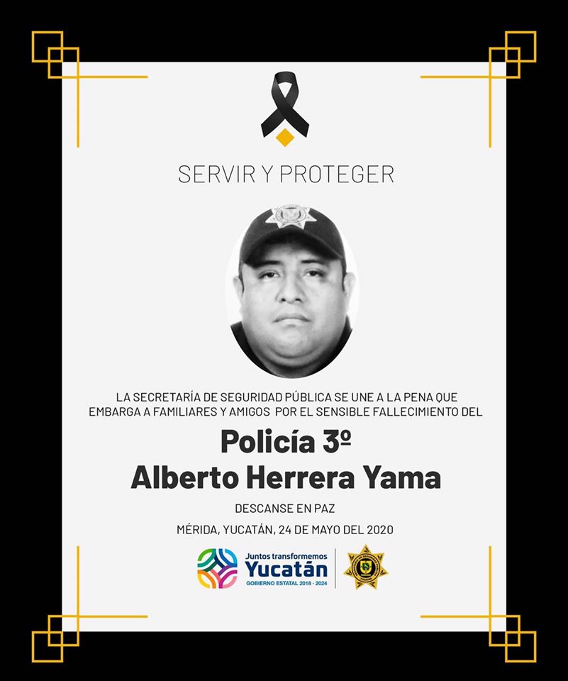 Photo of Por Covid-19 fallece policía de la SSP Yucatán, es el segundo caso en la corporación
