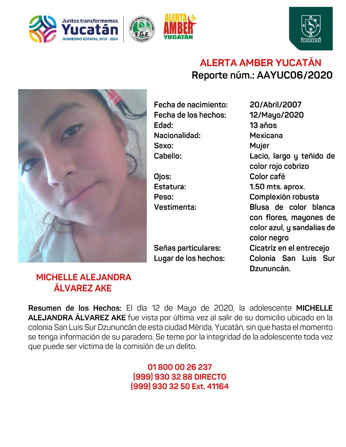 Photo of Activan Alerta Amber por yucateca desaparecida