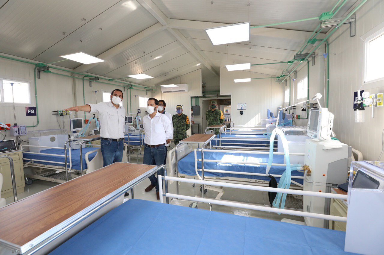 Photo of Supervisa el Gobernador Mauricio Vila el hospital provisional en el municipio de Valladolid