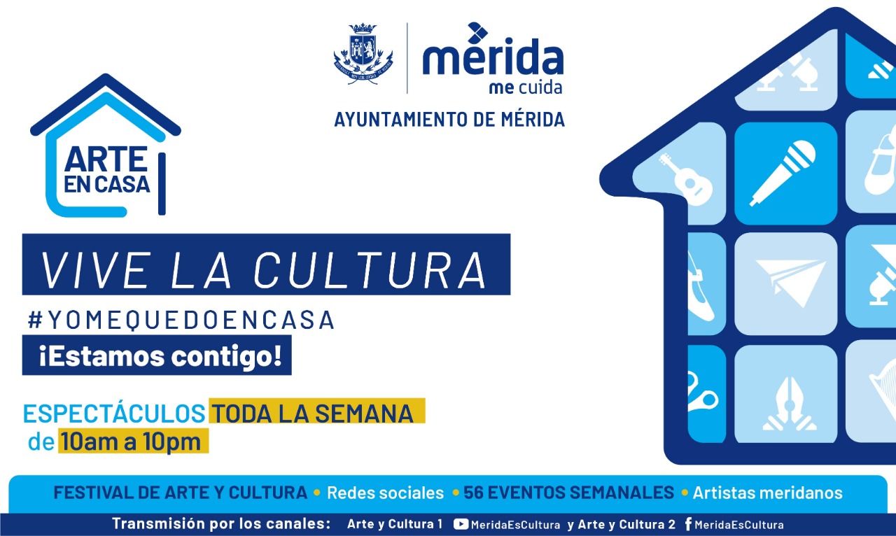Photo of Nuevos proyectos en la cuarta semana de transmisiones de “Arte en Casa” del Ayuntamiento de Mérida