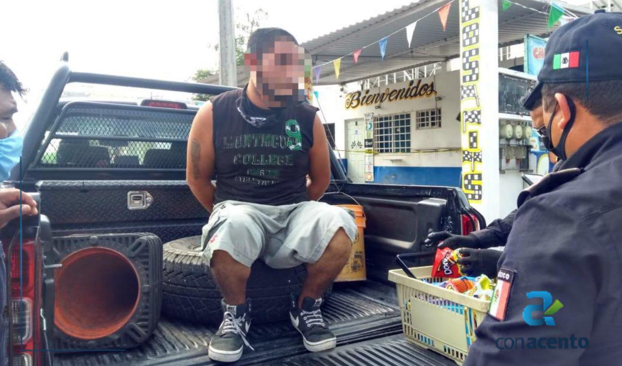 Photo of Detenido por robar botanas y galletas de un supermercado