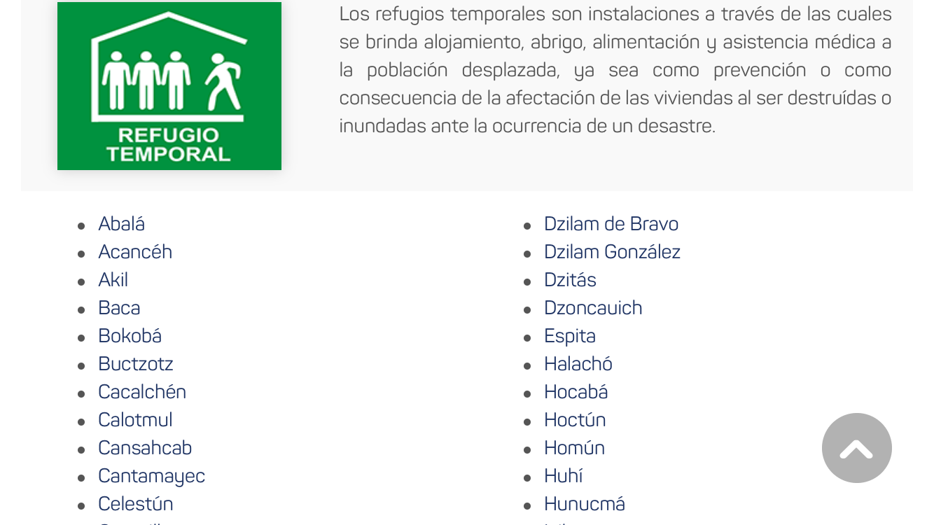 Photo of Listos refugios en Yucatán, ante temporada de huracanes 2020
