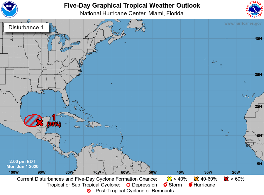 Photo of Comienza muy activa la temporada de huracanes, se formaría «Cristóbal» en el Golfo de México