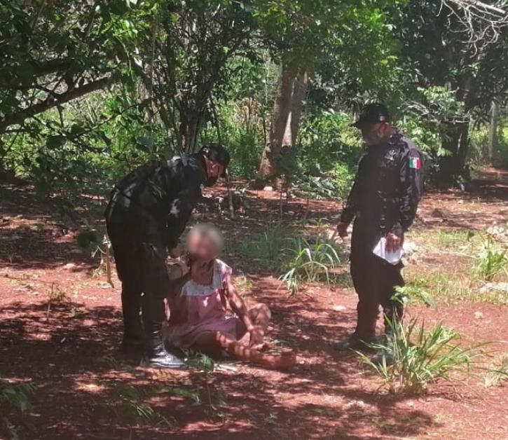 Photo of Policías encuentran a abuelita reportaba como extraviada en montes de Peto
