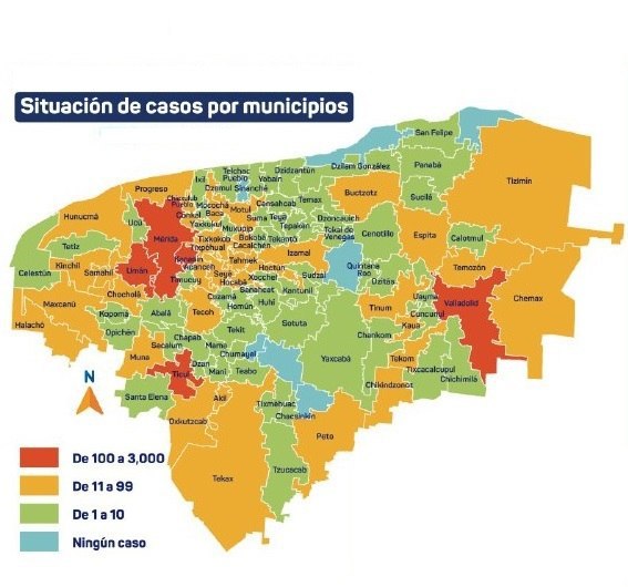Photo of El COVID-19 en 100 municipios de Yucatán