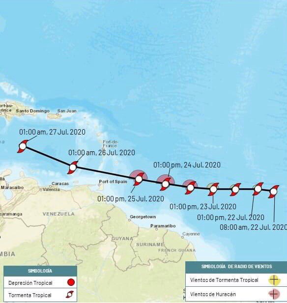 Photo of Se forma ‘Gonzalo’, es tormenta tropical y se dirige al Mar Caribe
