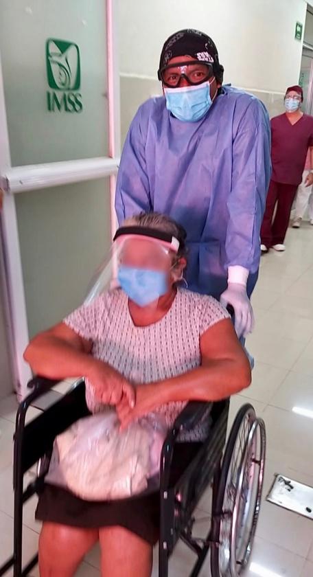 Photo of Abuelita vence al Covid-19, tras 18 días de hospitalización en el IMSS de Motul