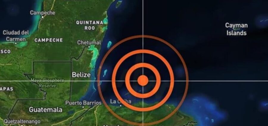Photo of Reportan sismo de 5.7 grados frente a costa de Honduras que se siente en Chetumal