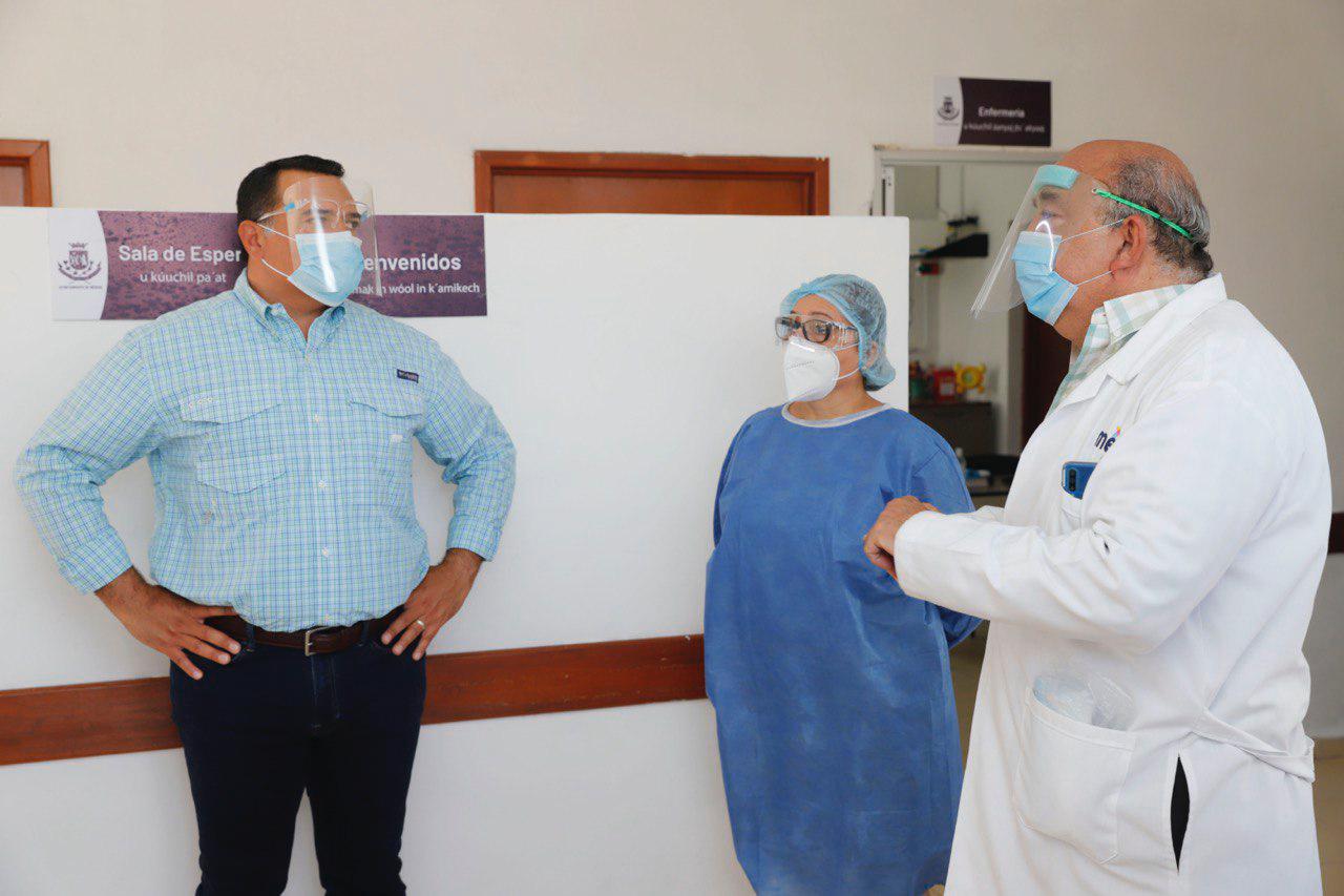 Photo of Supervisa Renán Barrera la atención médica que ofrecen los módulos médicos del Ayuntamiento