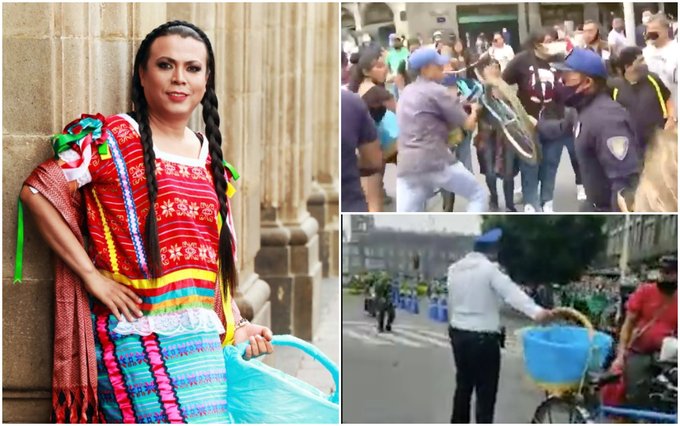 Photo of ¡Con Lady Tacos de Canasta no! Policías le quitan su bici y ciudadanos la recuperan