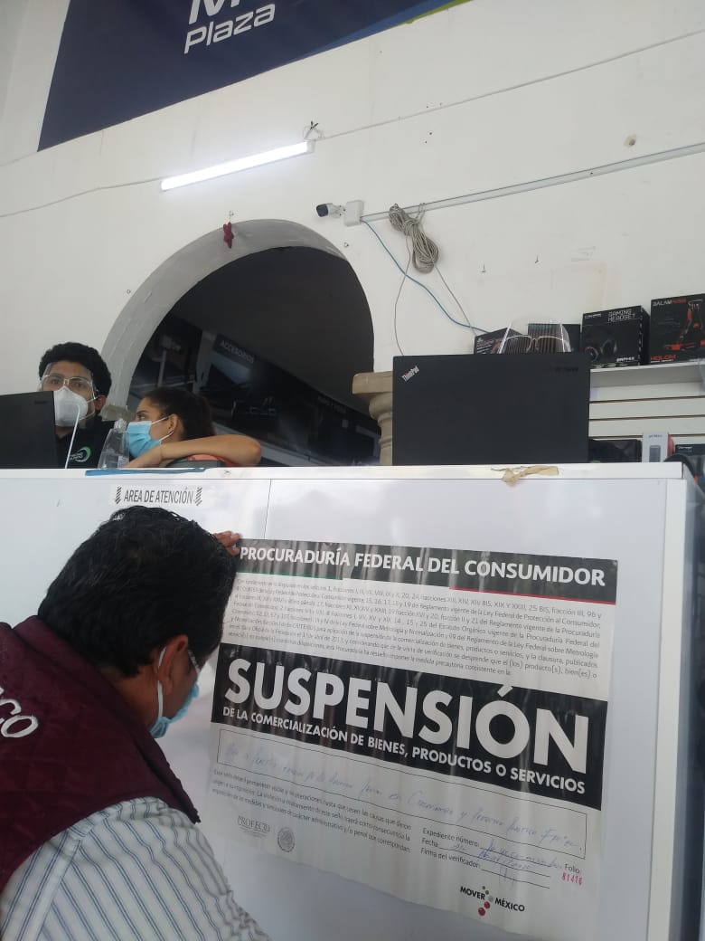 Photo of ​Profeco suspende tienda de accesorios de computación y celulares