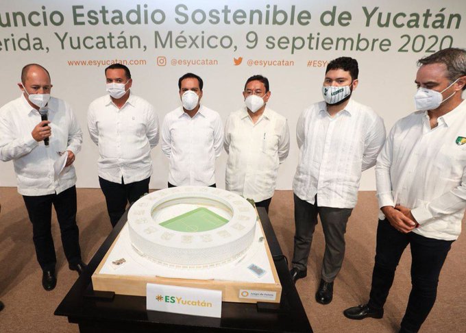 Photo of Inversionistas privados construirán en Yucatán el estadio más moderno y sustentable de México
