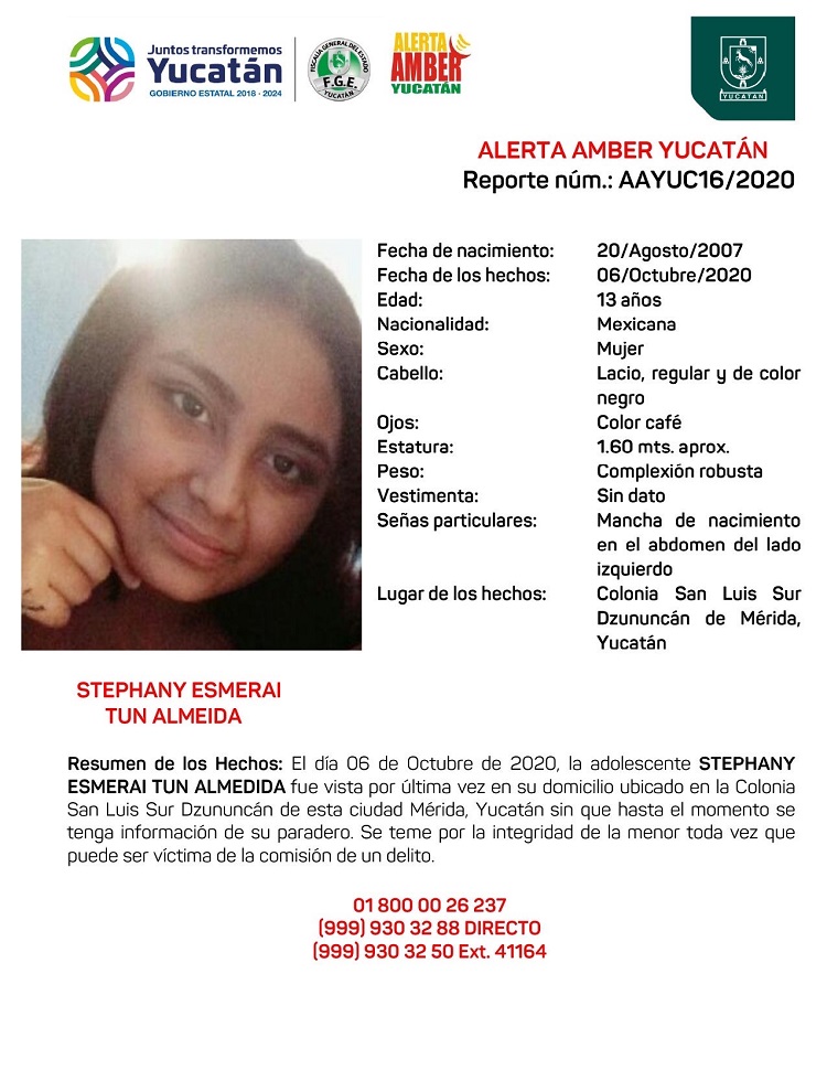 Photo of Buscan a adolescente desaparecida en San Luis Sur Dzununcán