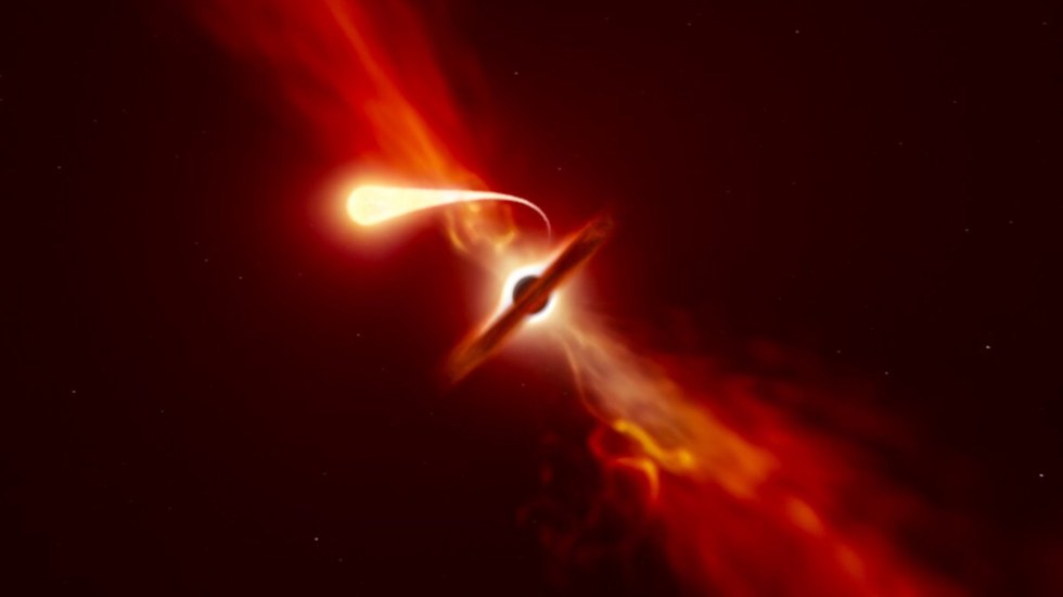 Photo of Detectan explosión de estrella desgarrada por agujero negro supermasivo; es la más cercana observada hasta ahora
