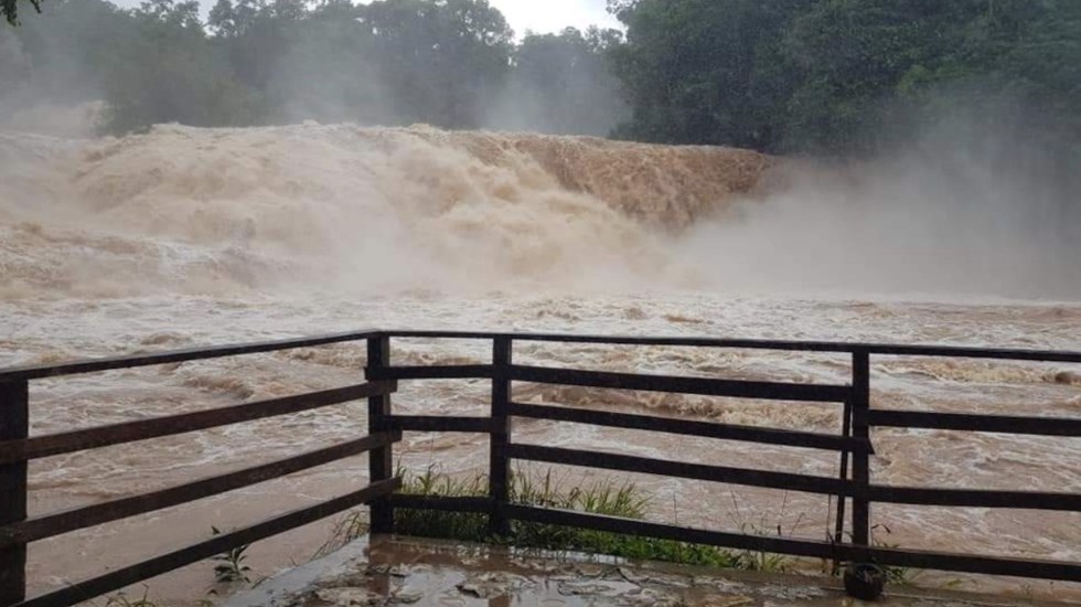 Photo of Intensas lluvias en Chiapas provocan desbordamiento de las Cascadas de Agua Azul