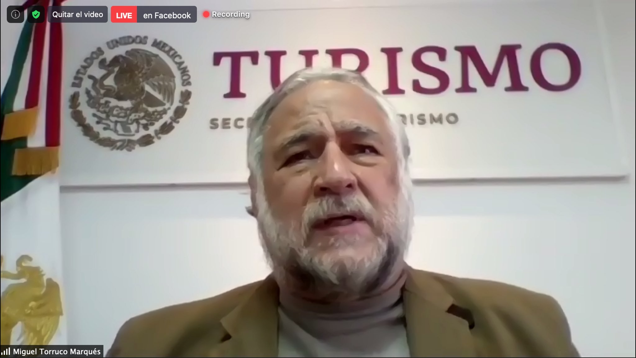 Photo of Miguel Torruco, Secretario de Turismo, anunció que dio positivo a Covid-19