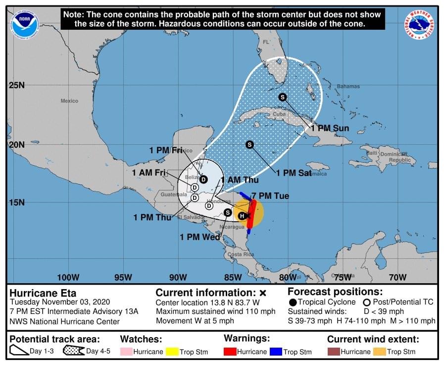 Photo of Eta se debilitó a categoría 2; Yucatán en incertidumbre