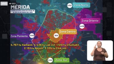 Photo of Inicia la semana con 6 decesos y 168 pacientes en hospitales públicos por Covid en Yucatán