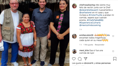 Photo of Carlos Loret de Mola y “Brozo” comen con Rosalia Chay