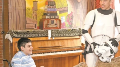 Photo of Padre lucha por la vida de su hijo disfrazado de Star Wars