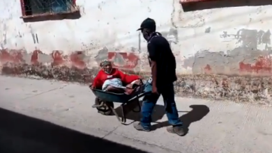 Photo of Señora de 99 años es llevada a vacunar en carreta