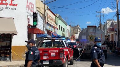 Photo of Cortocircuito causó un incendio en una zapatería del Centro de Mérida