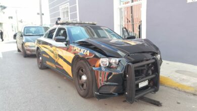 Photo of Policía provoca choque en el Centro de Mérida
