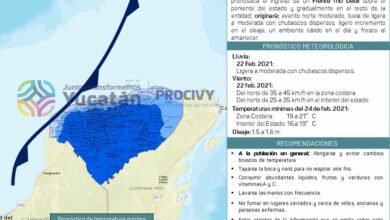 Photo of Frente Frío “débil” llegará el lunes a la península
