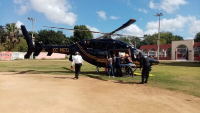 Photo of Paramédicos de la SSP trasladan en helicóptero a lesionado grave